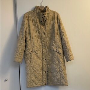 Lands' End Primaloft Weather Resistant Packable Coat